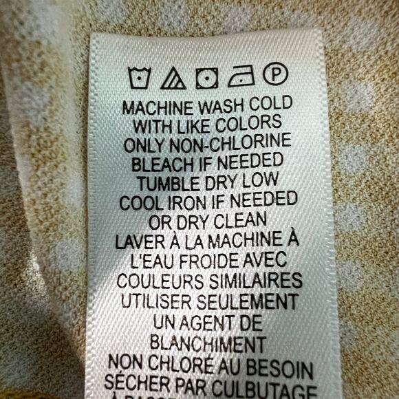 Adrianna Papell Gingham Print Womens Top XL Flowy Beachy Chic Feminine Relaxed - Picture 10 of 12